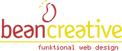 Bean Creative Funktional Web Design